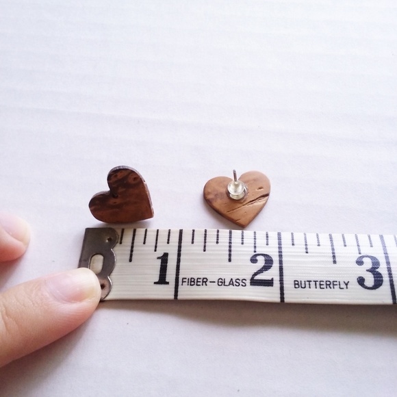 Heart shell earrings - Picture 5 of 5